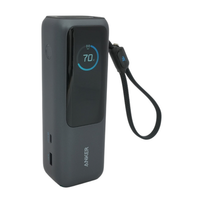 25K 165W Power Bank With Built-in and Retractable Cables