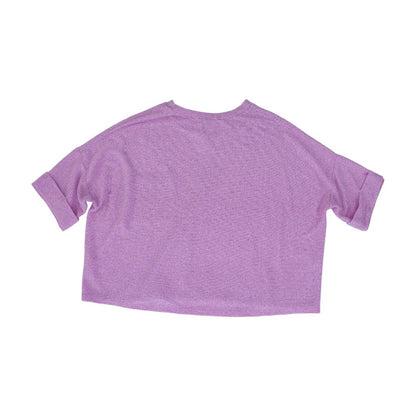 Pink Crewneck Knit Top