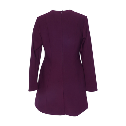 Burgundy Mini Dress