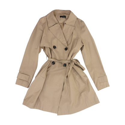 Beige Solid Coat