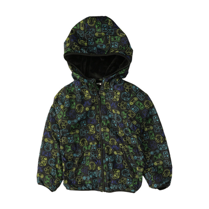 Black Print Jacket