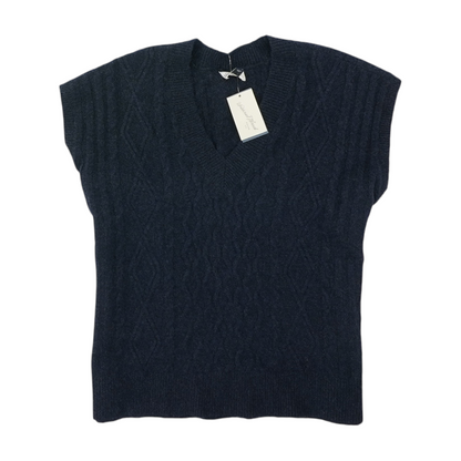 Navy Vest Sweater