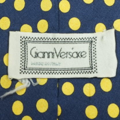 Vintage Navy Polka Dot Neck Tie