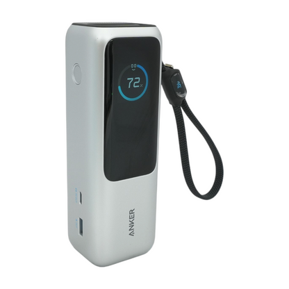 25K 165W Power Bank With Built-in and Retractable Cables
