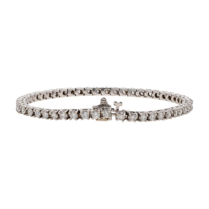 5 Ct 14K White Gold Diamond Tennis Bracelet