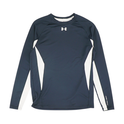 Navy Color Block Active T-Shirt