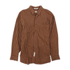 Rust Striped Long Sleeve Button Down