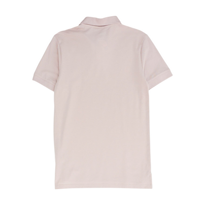 Pink Solid Short Sleeve Polo
