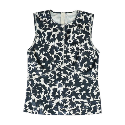 Beige Print Blouse