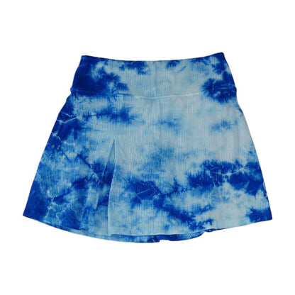 Blue Tie-Dye Mini Skort