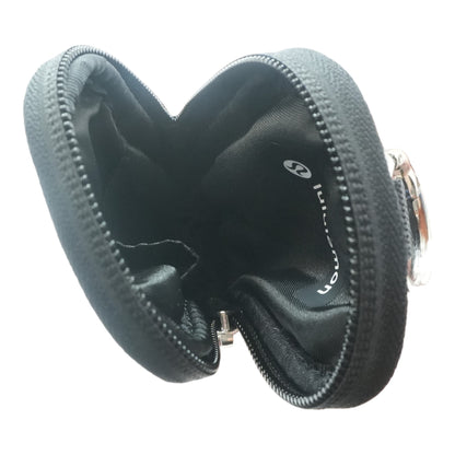 Black Nylon Pouch Key Chain