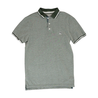 Green Solid Short Sleeve Polo