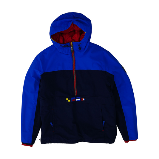 Navy Color Block 1/4 Zip Pullover