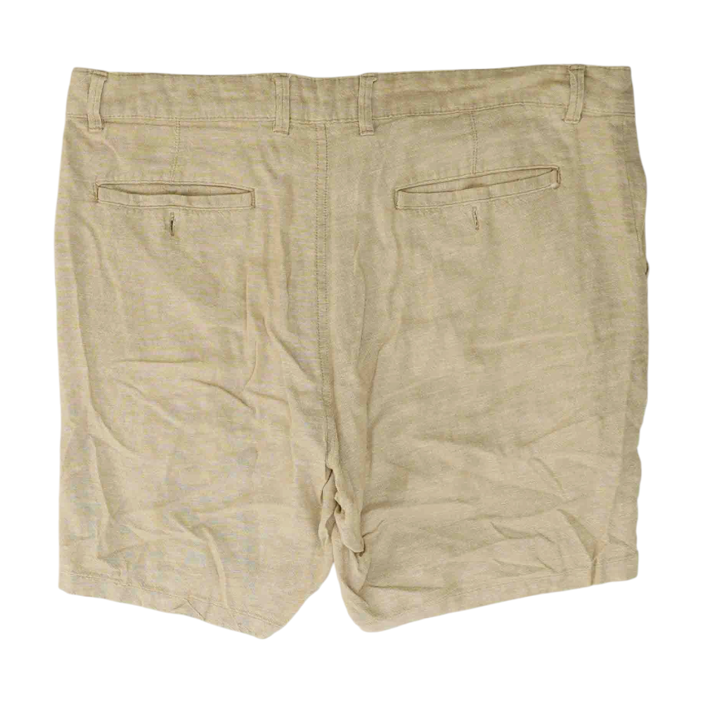Beige Casual Shorts