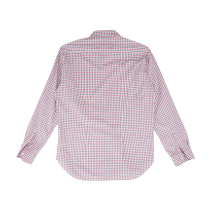 Pink Check Long Sleeve Button Down