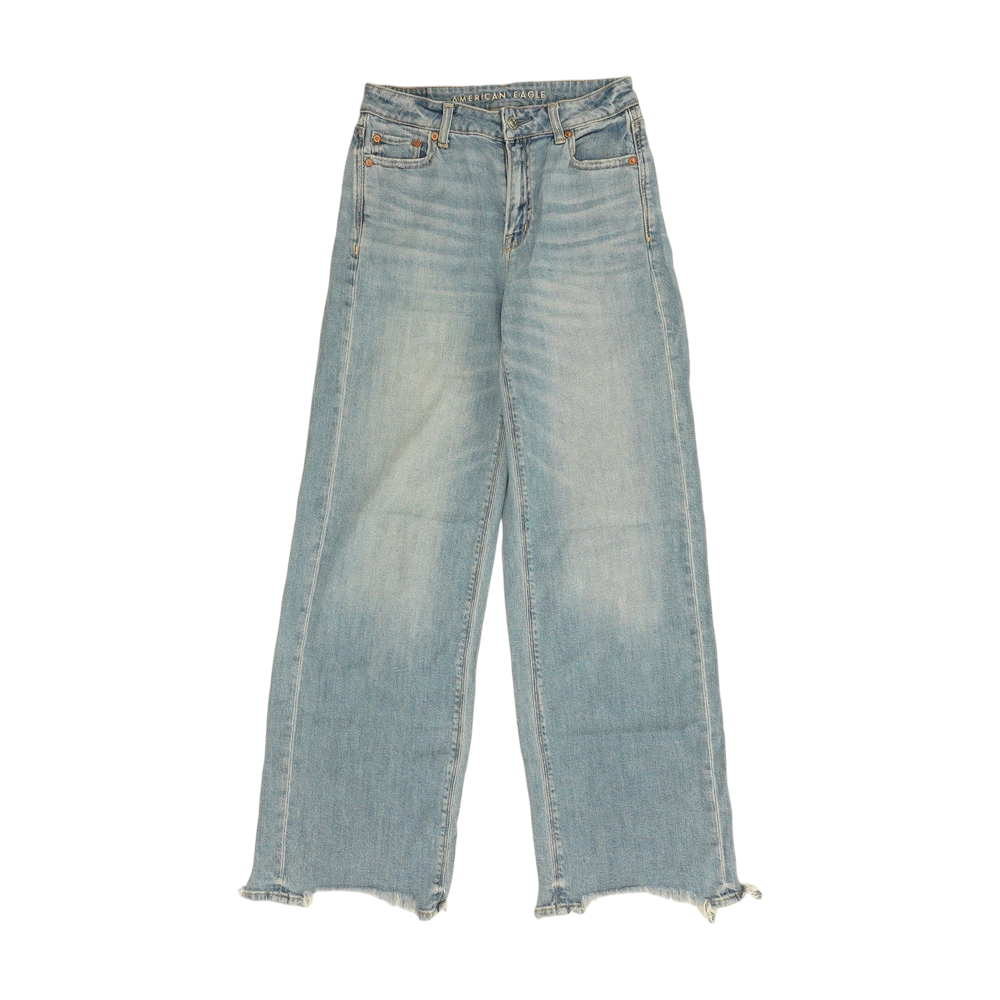 Blue Wide Leg Jeans
