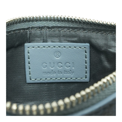 Dusty Blue Trim Key Pouch