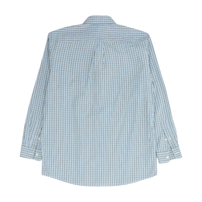 Blue Check Long Sleeve Button Down
