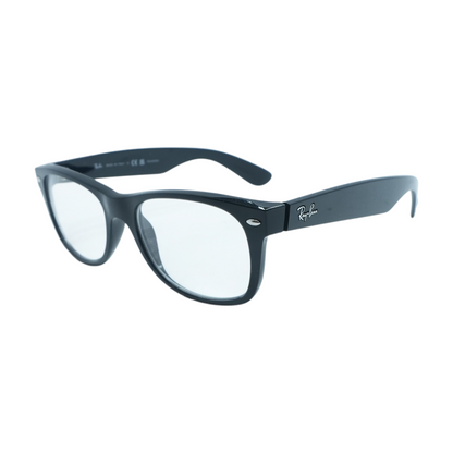Black New Wayfarer Oval Prescription Eyewear