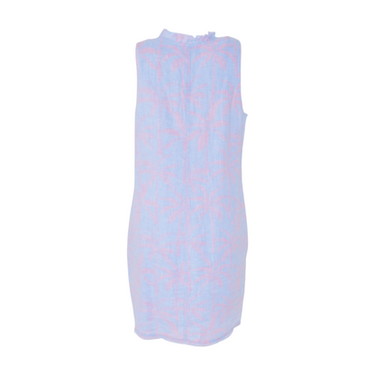 Blue Print Midi Dress