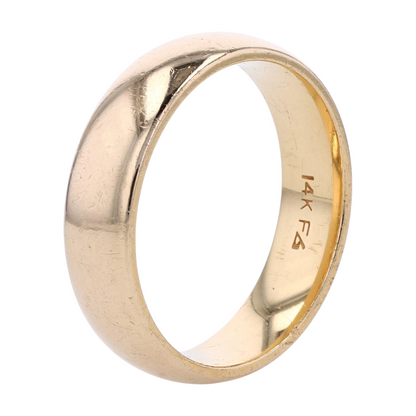 14K Yellow Gold Band