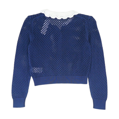 Navy Cardigan Sweater