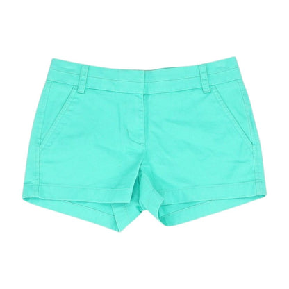 Green Solid Chino Shorts