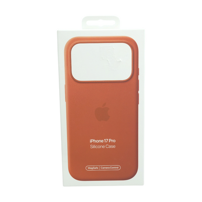 Orange iPhone 17 Pro Silicone Case with MagSafe Case