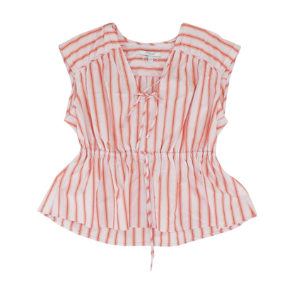 Pink Striped Blouse