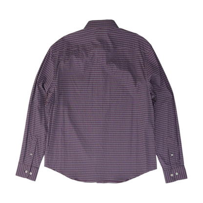 Red Plaid Long Sleeve Button Down