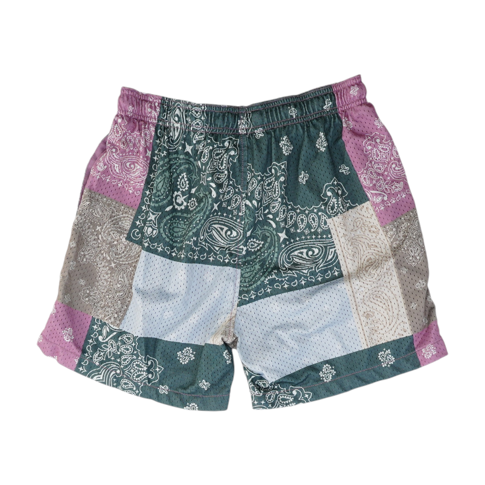 Multi Color Block Active Shorts