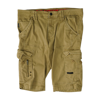 Khaki 5-Pocket Shorts