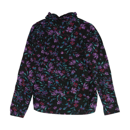 Black Floral Blouse