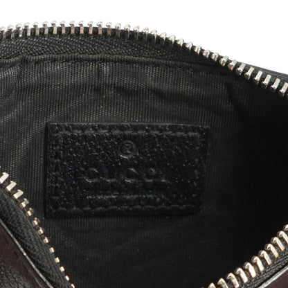 Black GG Marmont Zip Card Case
