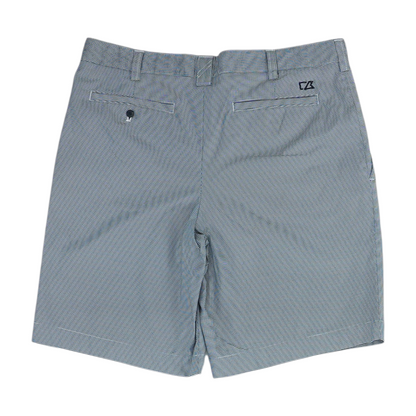 Navy Check Chino Shorts
