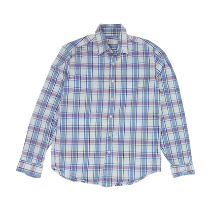 Multi Plaid Long Sleeve Button Down