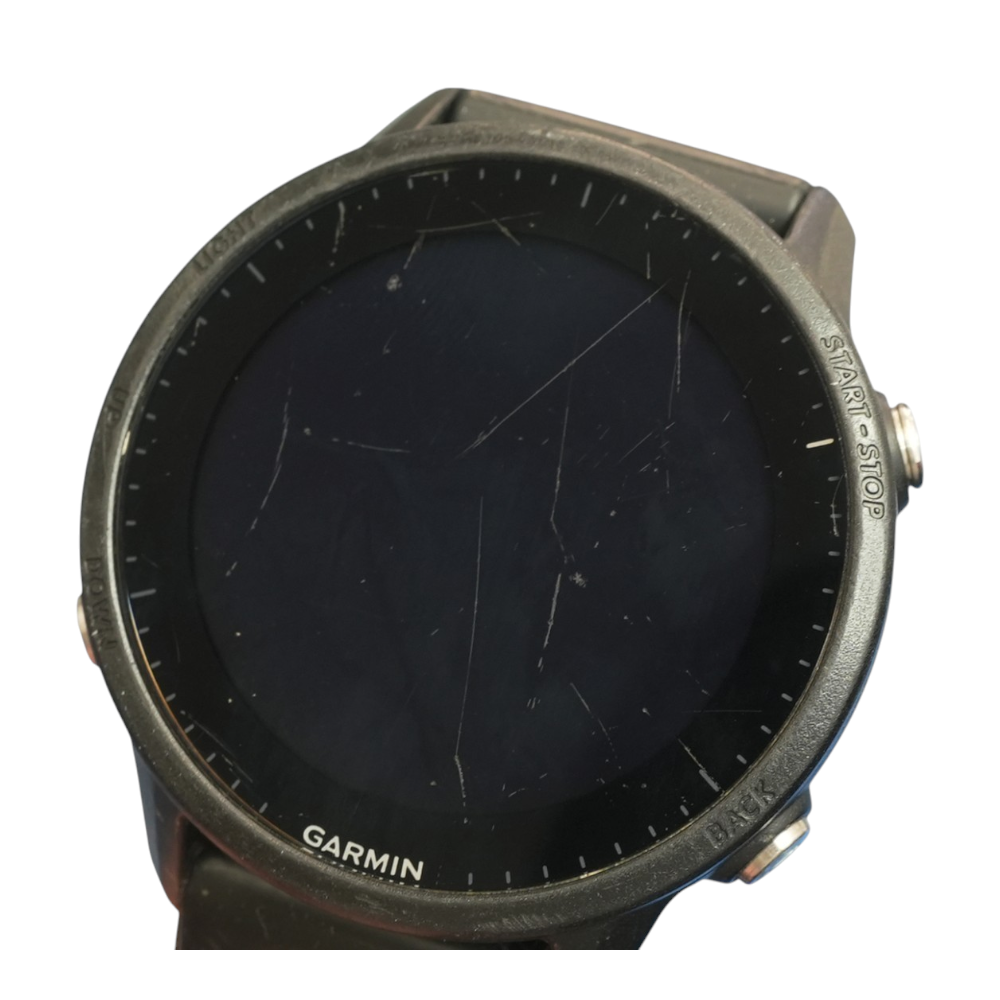 46mm Forerunner 955 Black Smartwatch Black Band One Size