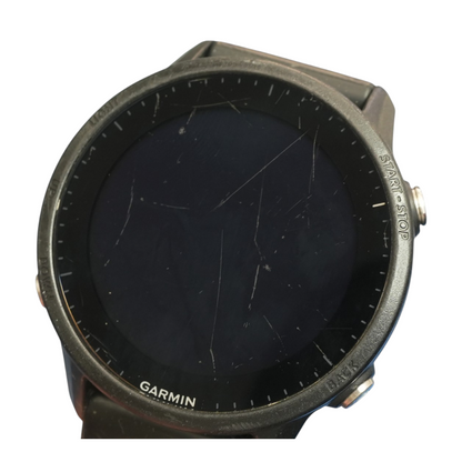 46mm Forerunner 955 Black Smartwatch Black Band One Size