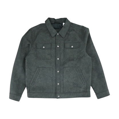 Gray Solid Jacket