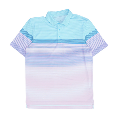 Multi Striped Short Sleeve Polo