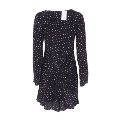 Black Polka Dot Mini Dress