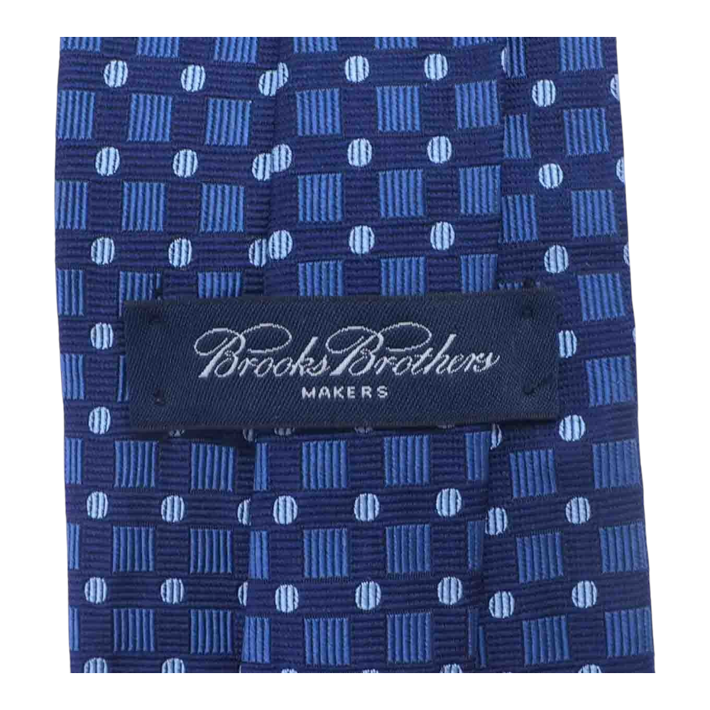 Blue Print Neck Tie