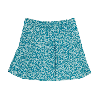 Teal Floral Skirt