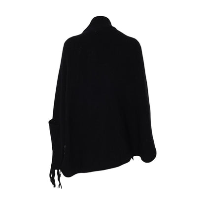Black Polyester Scarf Shawl