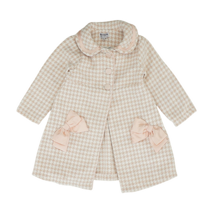 Pink Houndstooth Coat