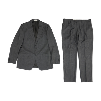 Gray Solid Suit