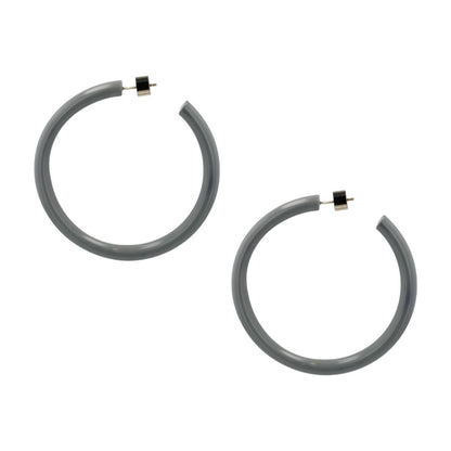Costume Grey Essential Hoop Earrings
