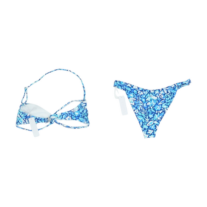 Blue Floral Two-Piece