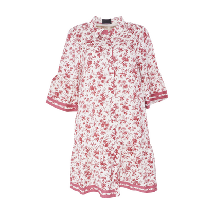 Ivory Floral Mini Dress