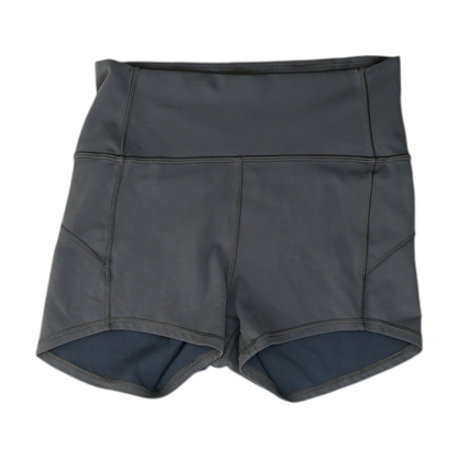 Gray Solid Active Shorts
